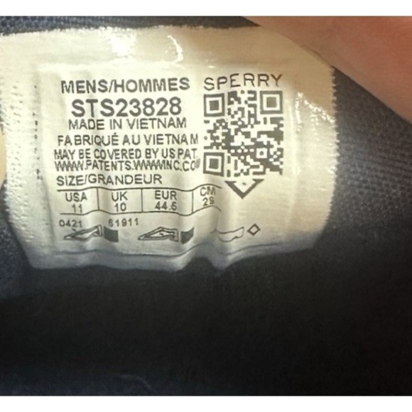 Sperry Top Sider Floral Sneakers Multicolored Canvas Lace Up STS23828 Mens 11 - Picture 10 of 10